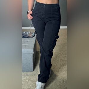 Abercrombie & Fitch Black Straight Leg Pants